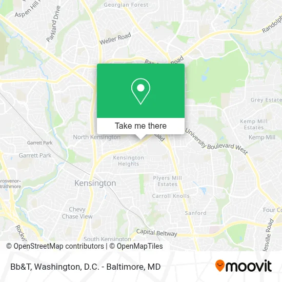 Bb&T map