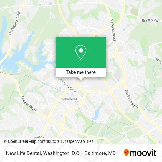 New Life Dental map