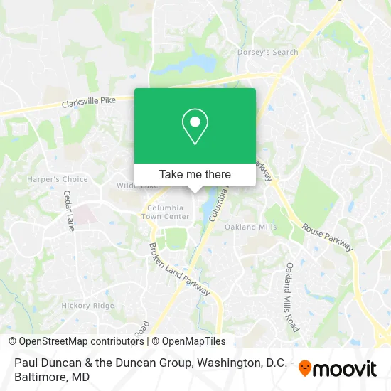 Paul Duncan & the Duncan Group map