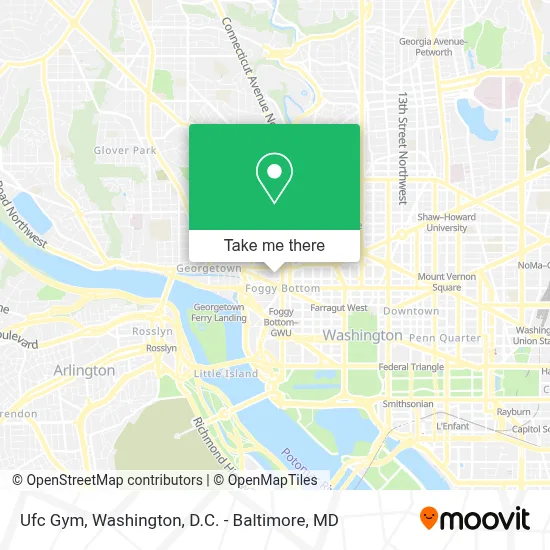 Ufc Gym map