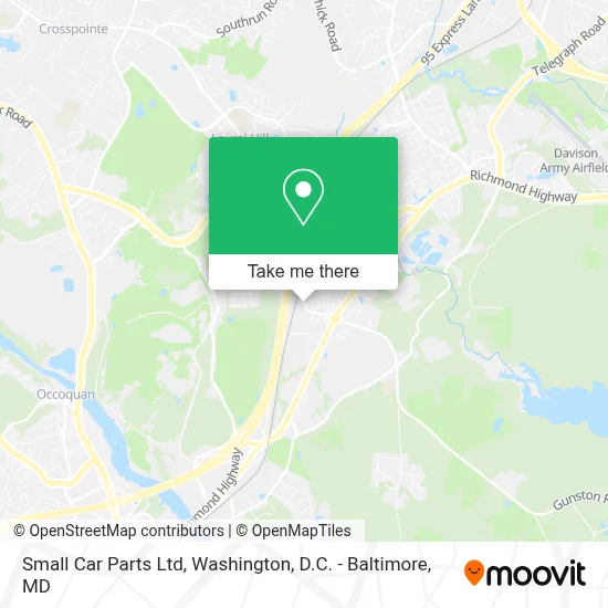 Small Car Parts Ltd map