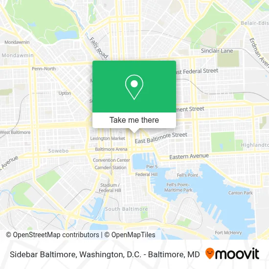 Sidebar Baltimore map