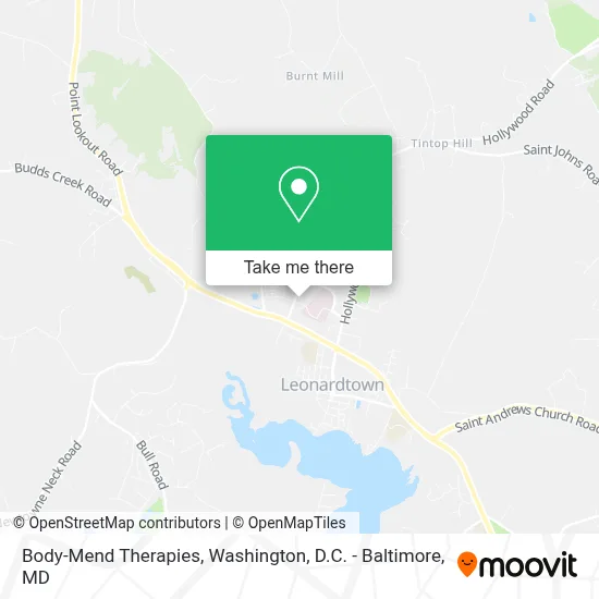 Body-Mend Therapies map