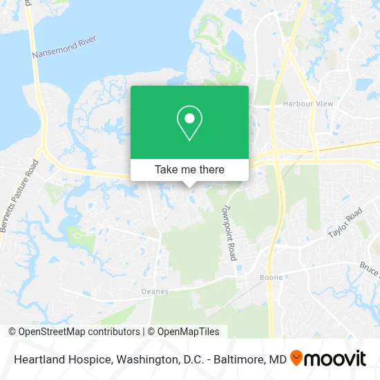 Heartland Hospice map