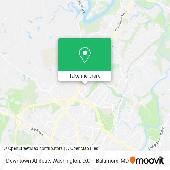 Downtown Athletic map