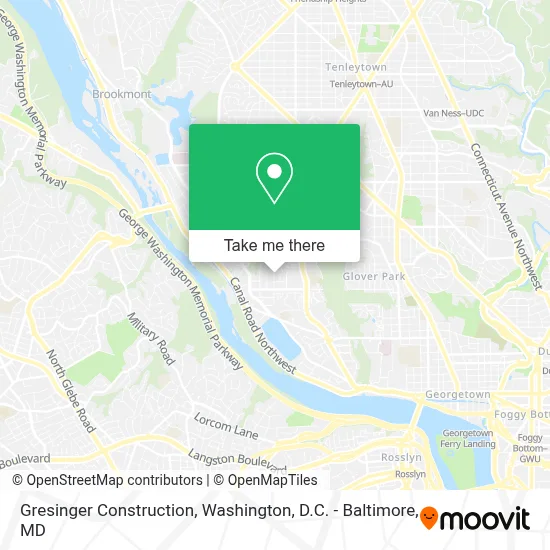 Gresinger Construction map