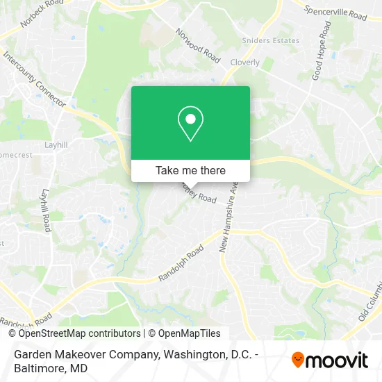 Garden Makeover Company map