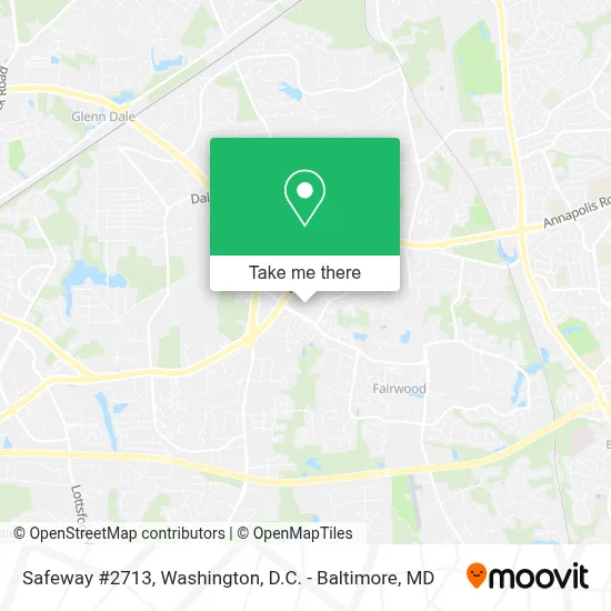Safeway #2713 map