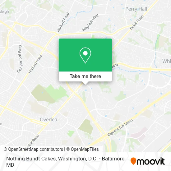 Nothing Bundt Cakes map