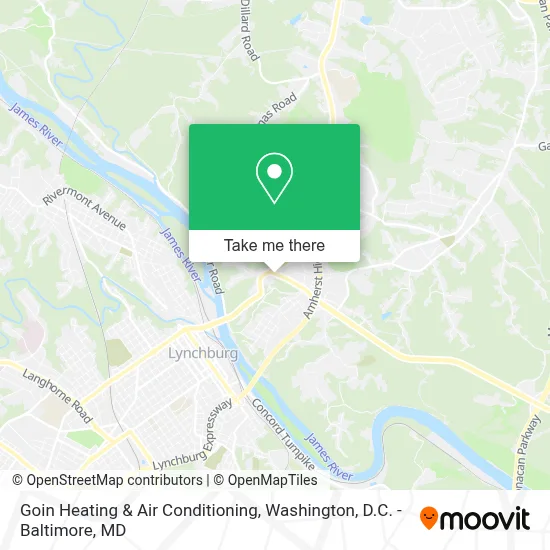 Goin Heating & Air Conditioning map