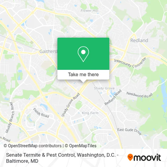 Senate Termite & Pest Control map