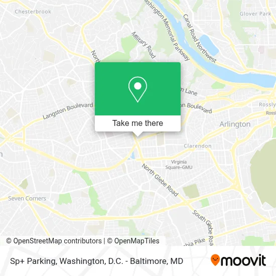 Sp+ Parking map