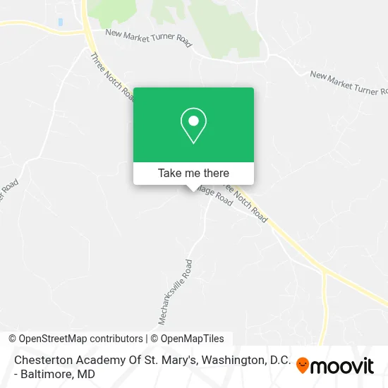 Chesterton Academy Of St. Mary's map