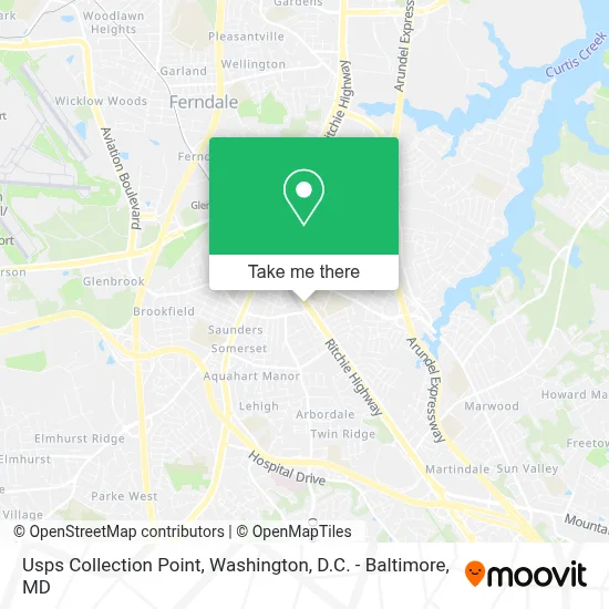 Usps Collection Point map