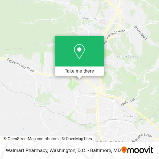 Walmart Pharmacy map
