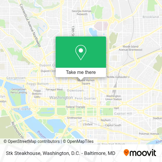 Stk Steakhouse map