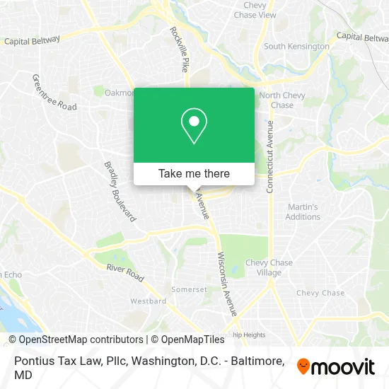 Pontius Tax Law, Pllc map