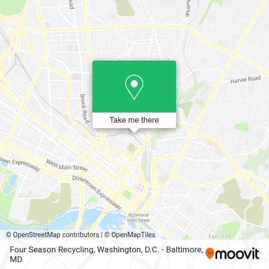 Four Season Recycling map