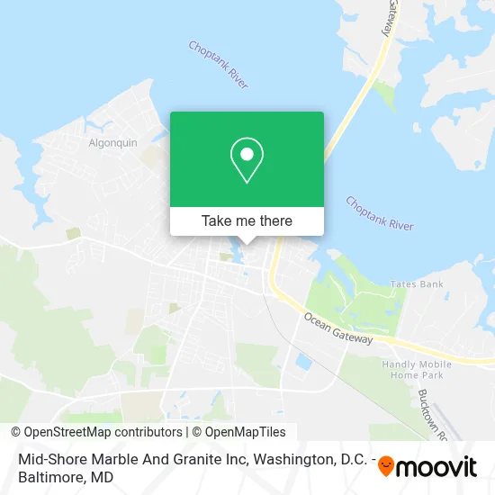 Mid-Shore Marble And Granite Inc map