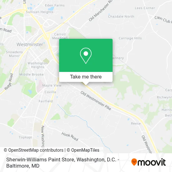 Sherwin-Williams Paint Store map