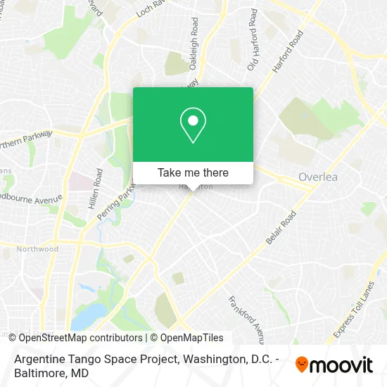 Argentine Tango Space Project map