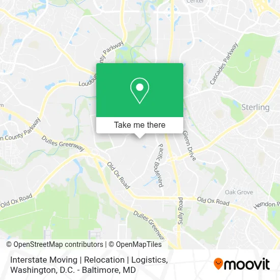 Interstate Moving | Relocation | Logistics map