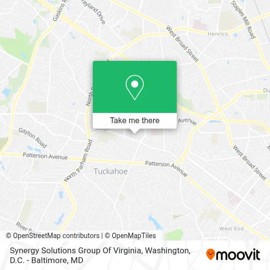 Synergy Solutions Group Of Virginia map