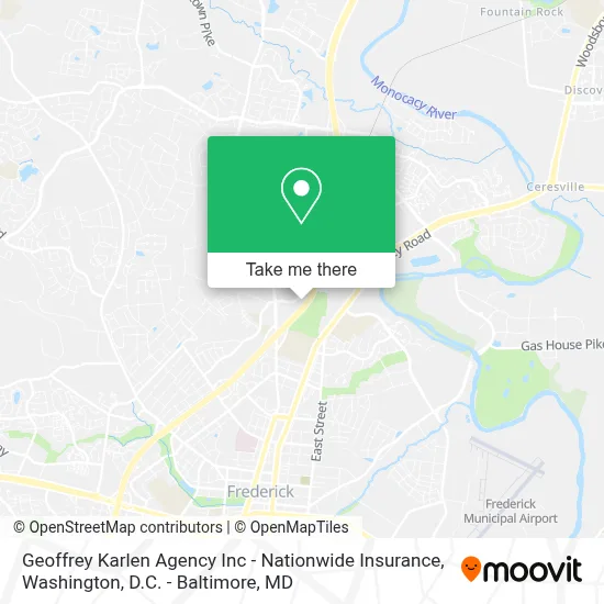 Geoffrey Karlen Agency Inc - Nationwide Insurance map