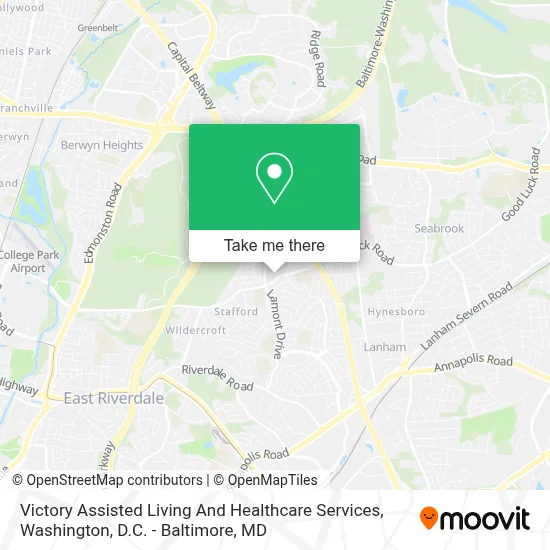 Victory Assisted Living And Healthcare Services map