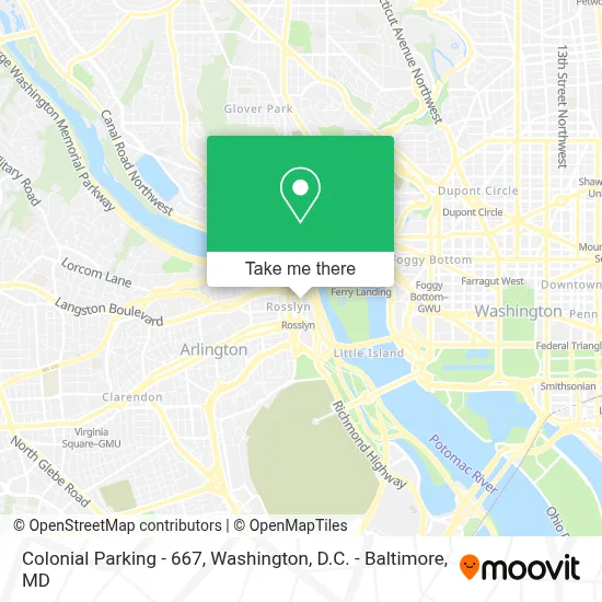 Colonial Parking - 667 map