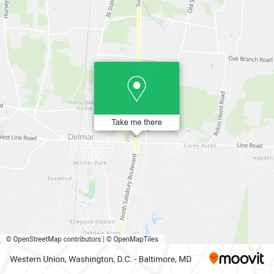 Western Union map