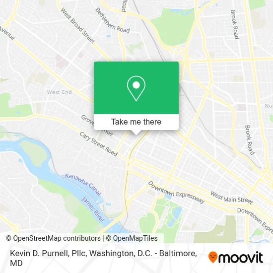 Kevin D. Purnell, Pllc map