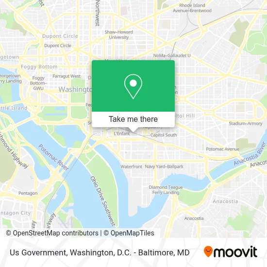 Us Government map