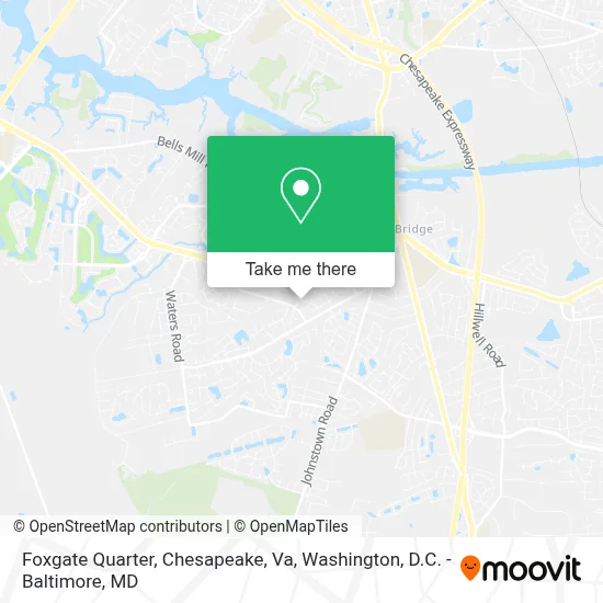 Foxgate Quarter, Chesapeake, Va map
