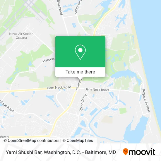 Yami Shushi Bar map