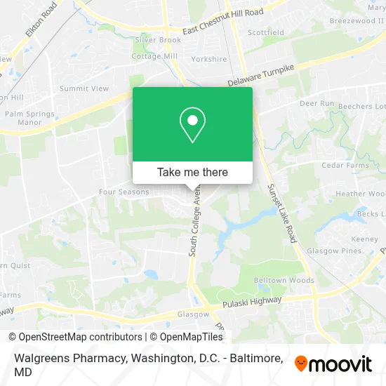 Walgreens Pharmacy map