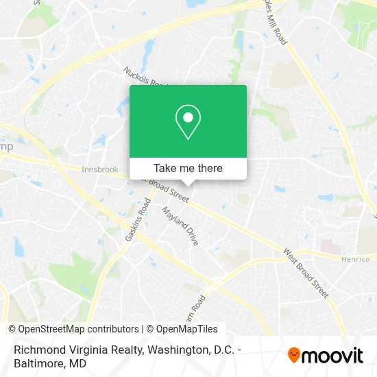Richmond Virginia Realty map