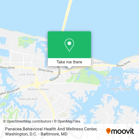 Panacea Behavioral Health And Wellness Center map