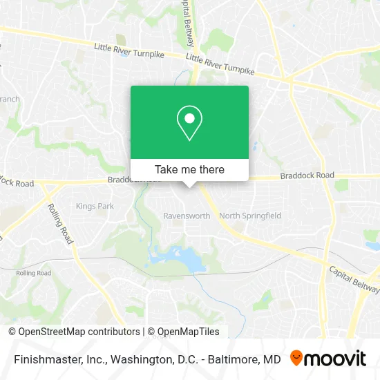 Finishmaster, Inc. map