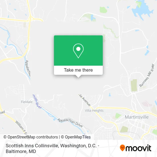 Scottish Inns Collinsville map