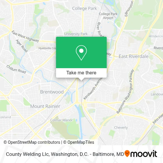 County Welding Llc map