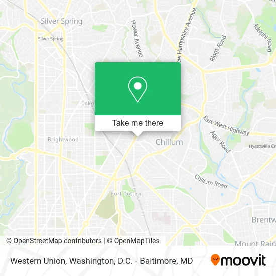 Western Union map