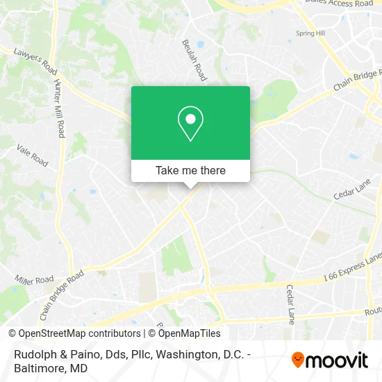 Rudolph & Paino, Dds, Pllc map