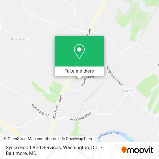 Sysco Food And Services map