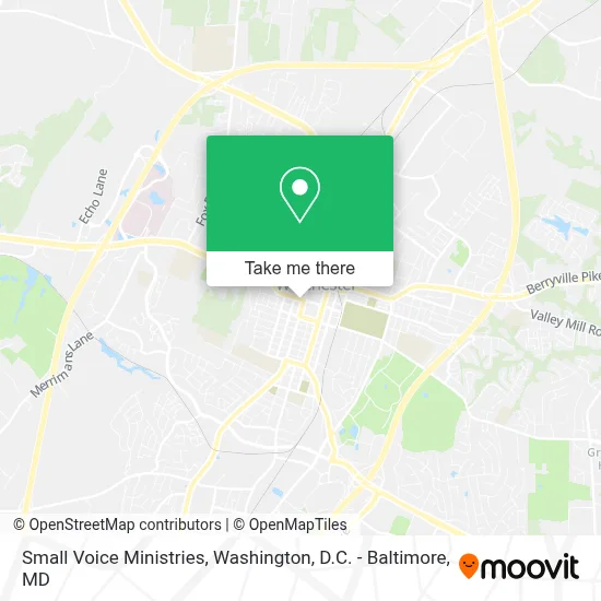 Small Voice Ministries map