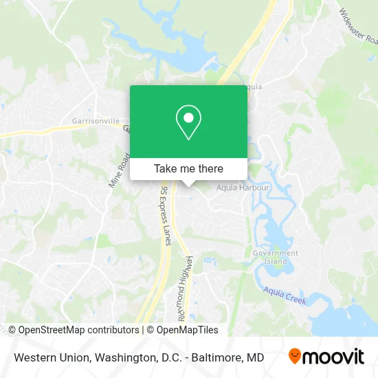 Western Union map