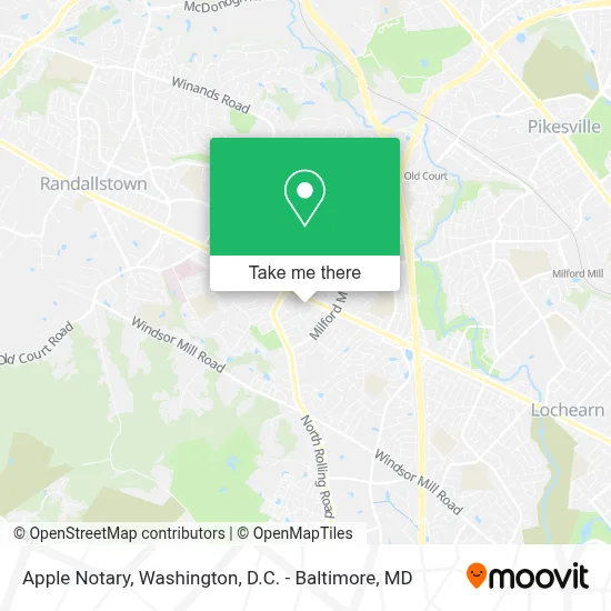 Apple Notary map