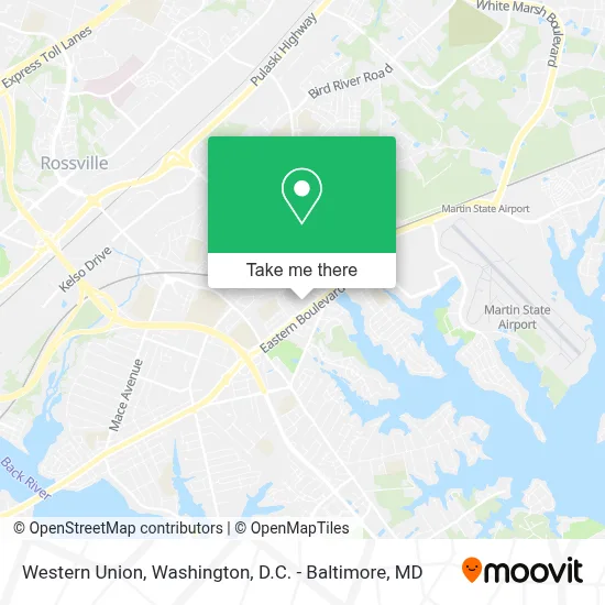 Western Union map