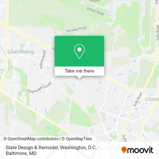 Slate Design & Remodel map