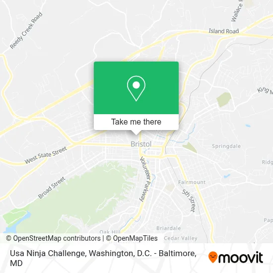 Usa Ninja Challenge map